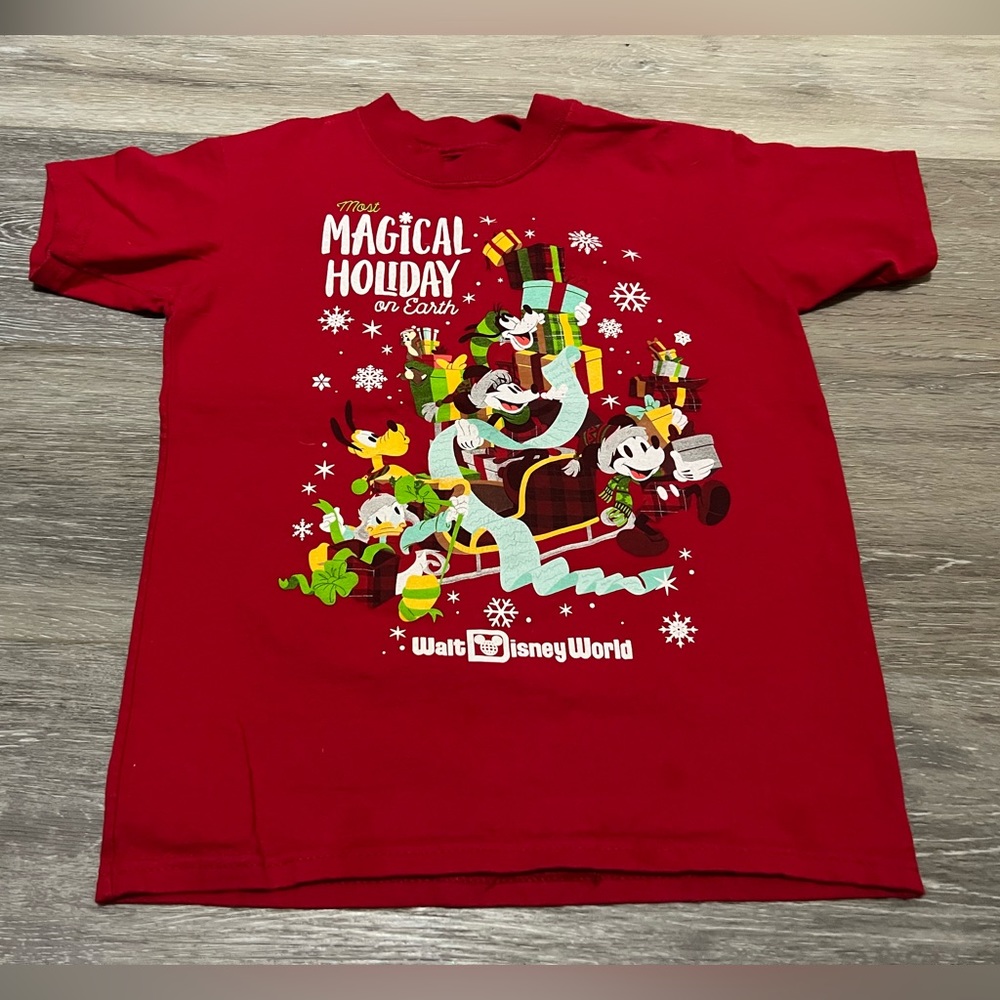 Disney Parks Holiday Christmas Tshirt Child S